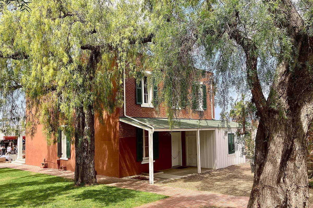 The haunted grounds of the Whaley House in San Diego.