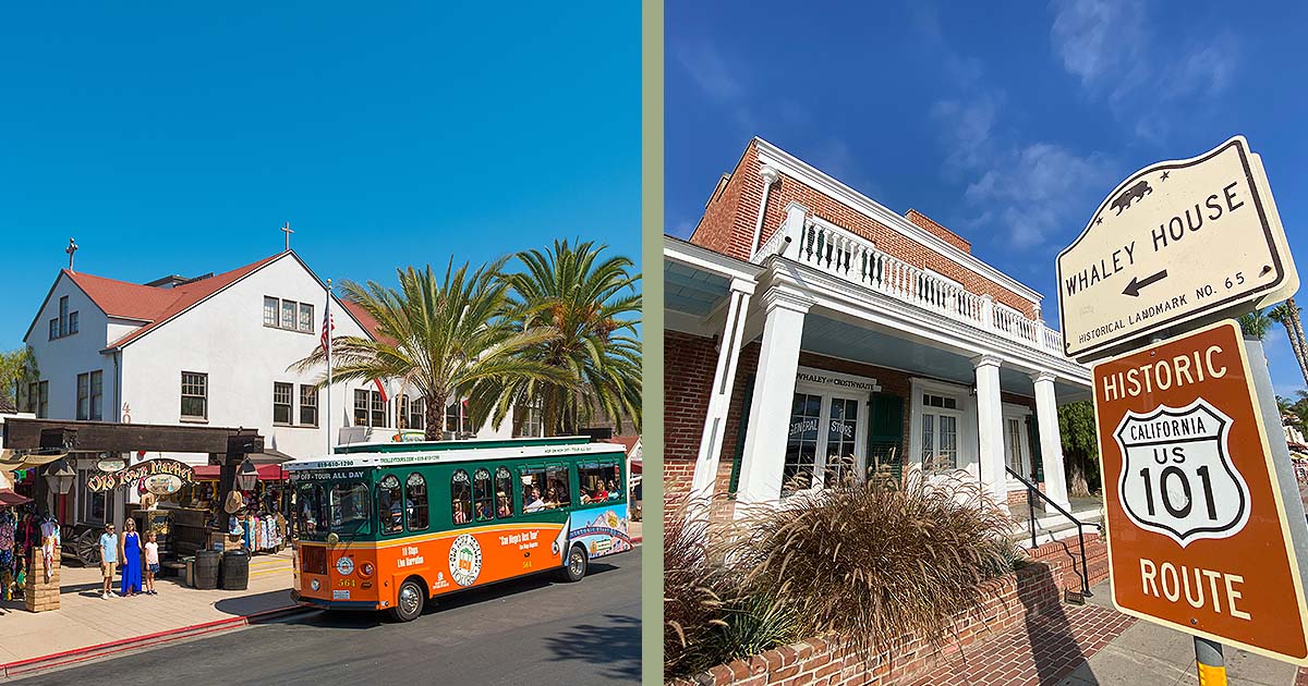 San Diego trolley and Whaley House Day Tour package