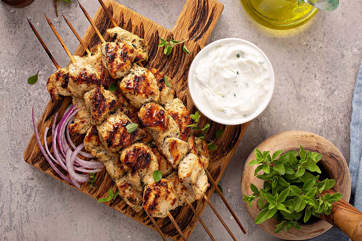 grilled kebabs