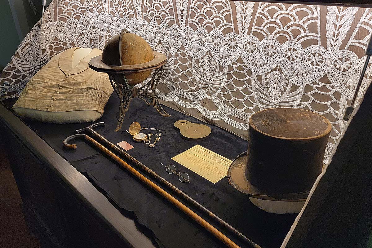 Thomas Whaley personal items exhibit